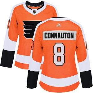 Women's Philadelphia Flyers Kevin Connauton Adidas Authentic Home Jersey - Orange