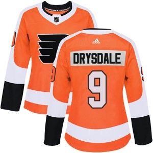 Women's Philadelphia Flyers Jamie Drysdale Adidas Authentic Home Jersey - Orange