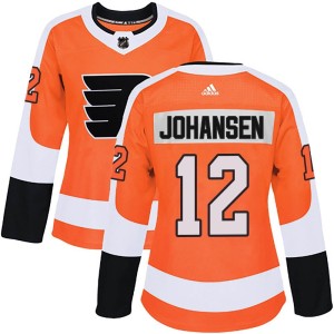 Women's Philadelphia Flyers Ryan Johansen Adidas Authentic Home Jersey - Orange