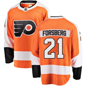Youth Philadelphia Flyers Peter Forsberg Fanatics Branded Breakaway Home Jersey - Orange