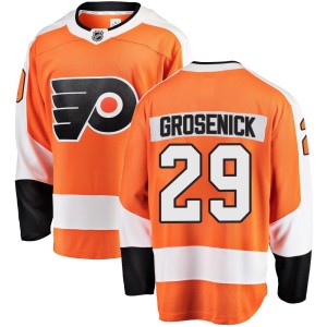 Youth Philadelphia Flyers Troy Grosenick Fanatics Branded Breakaway Home Jersey - Orange