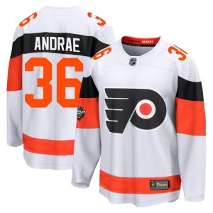 Men's Philadelphia Flyers Emil Andrae Fanatics Branded Breakaway 2024 Stadium Series Jersey - White