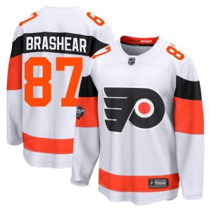 Men's Philadelphia Flyers Donald Brashear Fanatics Branded Breakaway 2024 Stadium Series Jersey - White