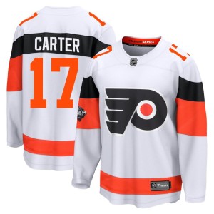 Men's Philadelphia Flyers Jeff Carter Fanatics Branded Breakaway 2024 Stadium Series Jersey - White