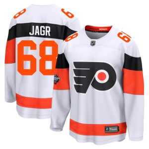 Men's Philadelphia Flyers Jaromir Jagr Fanatics Branded Breakaway 2024 Stadium Series Jersey - White