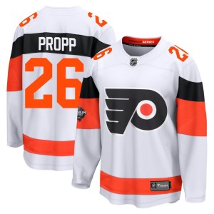 Men's Philadelphia Flyers Brian Propp Fanatics Branded Breakaway 2024 Stadium Series Jersey - White