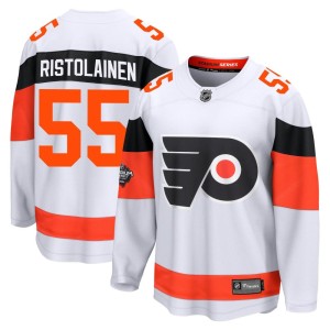 Men's Philadelphia Flyers Rasmus Ristolainen Fanatics Branded Breakaway 2024 Stadium Series Jersey - White