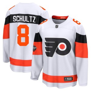 Men's Philadelphia Flyers Dave Schultz Fanatics Branded Breakaway 2024 Stadium Series Jersey - White
