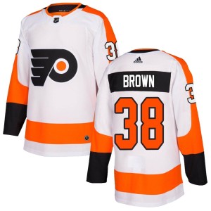 Youth Philadelphia Flyers Patrick Brown Adidas Authentic Jersey - White
