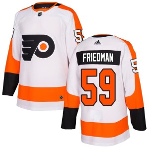 Youth Philadelphia Flyers Mark Friedman Adidas Authentic Jersey - White