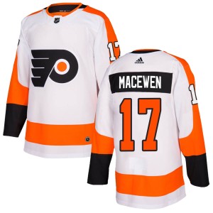 Youth Philadelphia Flyers Zack MacEwen Adidas Authentic Jersey - White