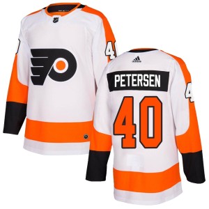 Youth Philadelphia Flyers Cal Petersen Adidas Authentic Jersey - White