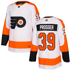 Youth Philadelphia Flyers Nate Prosser Adidas Authentic Jersey - White