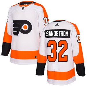 Youth Philadelphia Flyers Felix Sandstrom Adidas Authentic Jersey - White