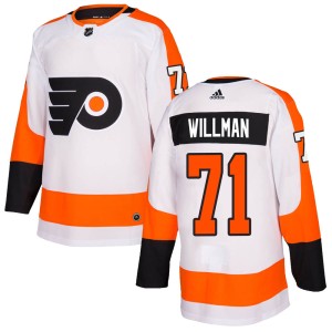 Youth Philadelphia Flyers Max Willman Adidas Authentic Jersey - White