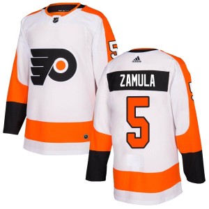 Youth Philadelphia Flyers Egor Zamula Adidas Authentic Jersey - White
