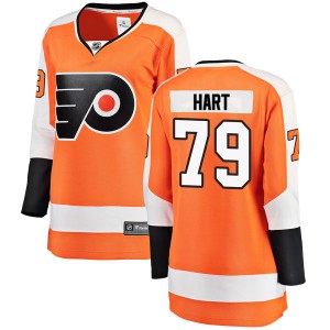 Women's Philadelphia Flyers Carter Hart Fanatics Branded Breakaway Home Jersey - Orange