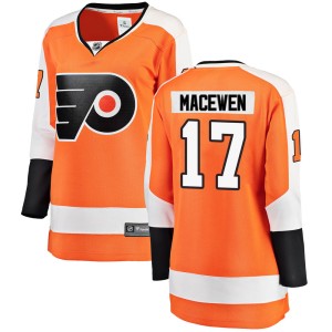 Women's Philadelphia Flyers Zack MacEwen Fanatics Branded Breakaway Home Jersey - Orange
