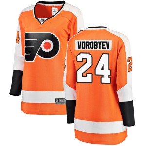 Women's Philadelphia Flyers Mikhail Vorobyev Fanatics Branded Breakaway Home Jersey - Orange