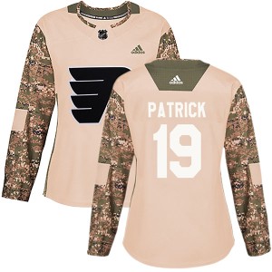 Women's Philadelphia Flyers Nolan Patrick Adidas Authentic Veterans Day Practice Jersey - Camo