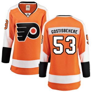 Women's Philadelphia Flyers Shayne Gostisbehere Fanatics Branded Home Breakaway Jersey - Orange