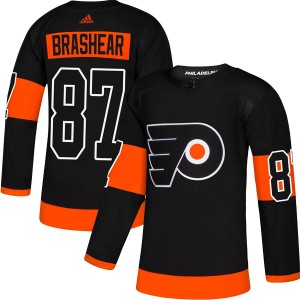 Youth Philadelphia Flyers Donald Brashear Adidas Authentic Alternate Jersey - Black