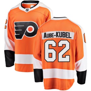 Men's Philadelphia Flyers Nicolas Aube-Kubel Fanatics Branded Breakaway Home Jersey - Orange