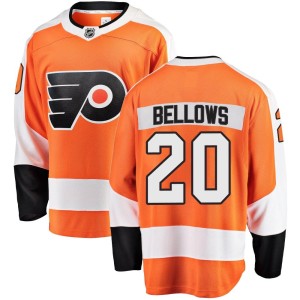 Men's Philadelphia Flyers Kieffer Bellows Fanatics Branded Breakaway Home Jersey - Orange