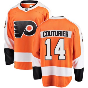 Men's Philadelphia Flyers Sean Couturier Fanatics Branded Breakaway Home Jersey - Orange