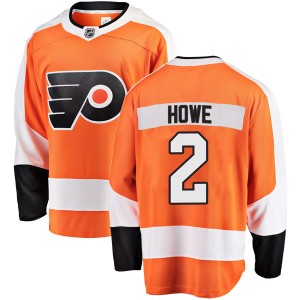 Men's Philadelphia Flyers Mark Howe Fanatics Branded Breakaway Home Jersey - Orange