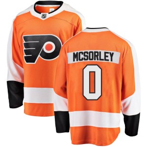 Men's Philadelphia Flyers Tye Mcsorley Fanatics Branded Breakaway Home Jersey - Orange