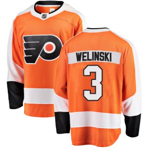 Men's Philadelphia Flyers Andy Welinski Fanatics Branded ized Breakaway Home Jersey - Orange