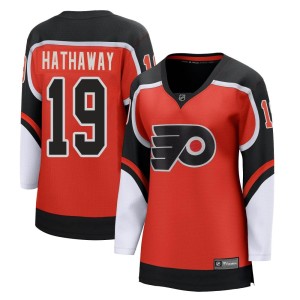 Women's Philadelphia Flyers Garnet Hathaway Fanatics Branded Breakaway 2020/21 Special Edition Jersey - Orange