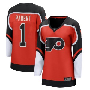 Women's Philadelphia Flyers Bernie Parent Fanatics Branded Breakaway 2020/21 Special Edition Jersey - Orange