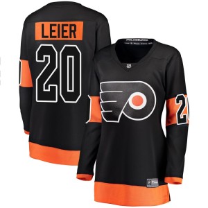 Women's Philadelphia Flyers Taylor Leier Fanatics Branded Breakaway Alternate Jersey - Black