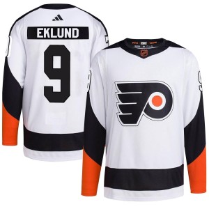 Men's Philadelphia Flyers Pelle Eklund Adidas Authentic Reverse Retro 2.0 Jersey - White