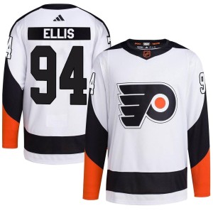 Men's Philadelphia Flyers Ryan Ellis Adidas Authentic Reverse Retro 2.0 Jersey - White