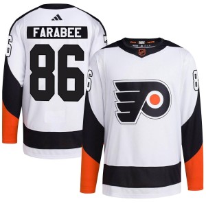 Men's Philadelphia Flyers Joel Farabee Adidas Authentic Reverse Retro 2.0 Jersey - White