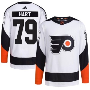 Men's Philadelphia Flyers Carter Hart Adidas Authentic Reverse Retro 2.0 Jersey - White