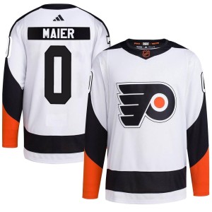 Men's Philadelphia Flyers Nolan Maier Adidas Authentic Reverse Retro 2.0 Jersey - White