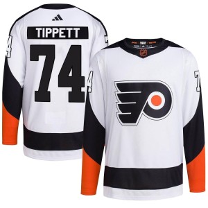 Men's Philadelphia Flyers Owen Tippett Adidas Authentic Reverse Retro 2.0 Jersey - White