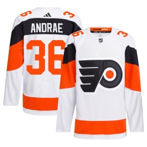 Men's Philadelphia Flyers Emil Andrae Adidas Authentic 2024 Stadium Series Primegreen Jersey - White