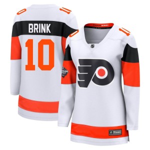 Women's Philadelphia Flyers Bobby Brink Fanatics Branded Breakaway 2024 Stadium Series Jersey - White