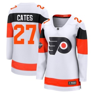 Women's Philadelphia Flyers Noah Cates Fanatics Branded Breakaway 2024 Stadium Series Jersey - White