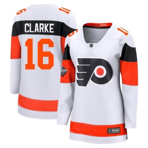 Women's Philadelphia Flyers Bobby Clarke Fanatics Branded Breakaway 2024 Stadium Series Jersey - White