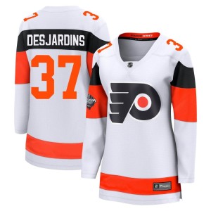 Women's Philadelphia Flyers Eric Desjardins Fanatics Branded Breakaway 2024 Stadium Series Jersey - White