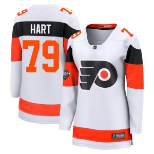 Women's Philadelphia Flyers Carter Hart Fanatics Branded Breakaway 2024 Stadium Series Jersey - White