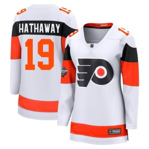 Women's Philadelphia Flyers Garnet Hathaway Fanatics Branded Breakaway 2024 Stadium Series Jersey - White