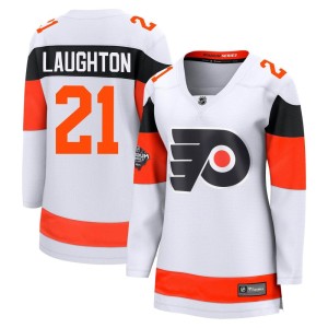 Women's Philadelphia Flyers Scott Laughton Fanatics Branded Breakaway 2024 Stadium Series Jersey - White