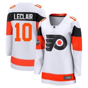 Women's Philadelphia Flyers John Leclair Fanatics Branded Breakaway 2024 Stadium Series Jersey - White